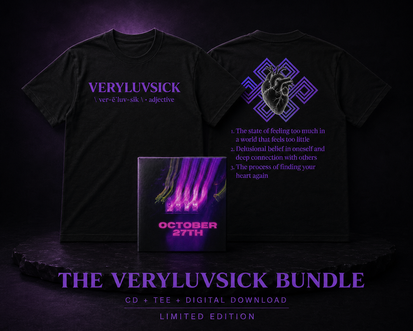 OCTOBER 27TH Album Bundle | T-Shirt & CD